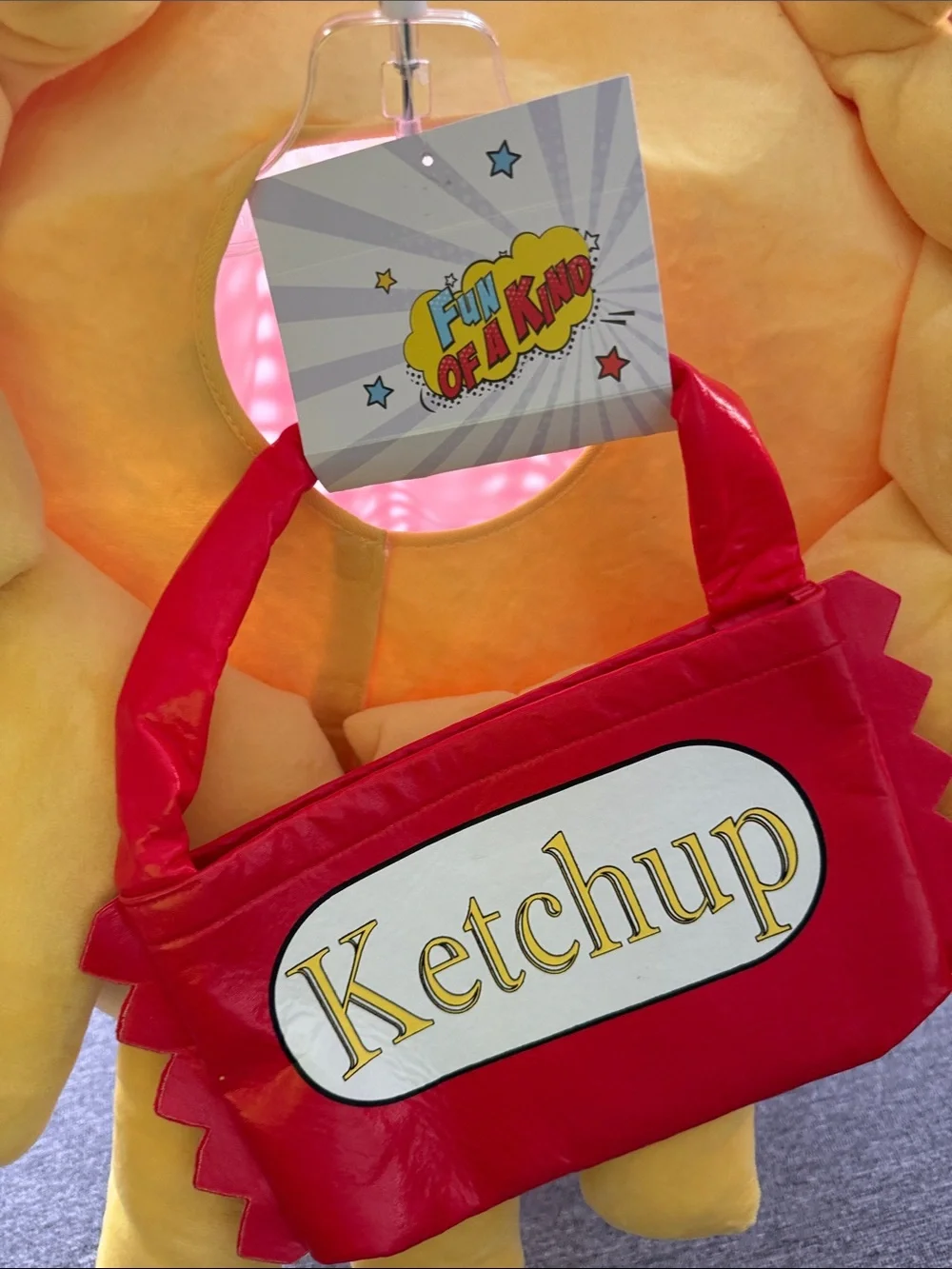 FUN OF A KIND 🍟FRENCH FRIES AND KETCHUP🍟 KIDS COSTUME ONE SIZE (4-10) 🌟NWT🌟